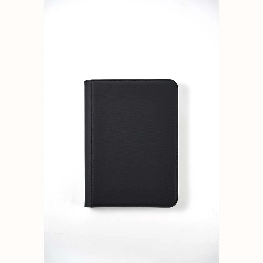 Arcane Fortress Binder - 9PKT Sideloading Zipper Binder - Black