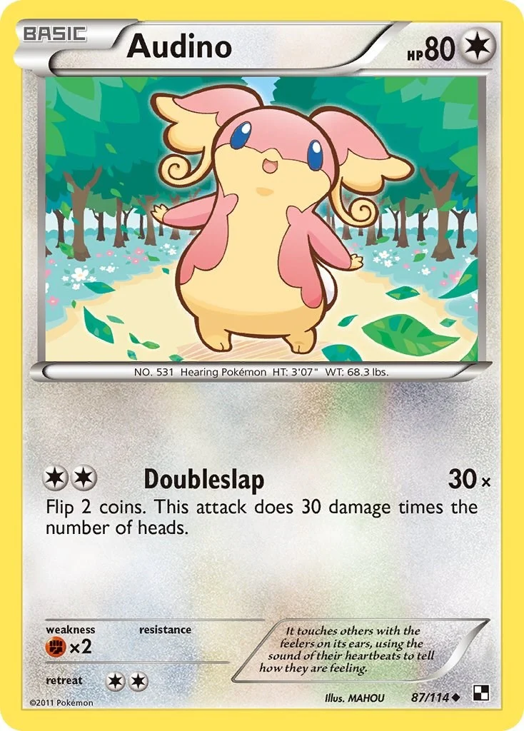 Audino (87/114) (Black and White)