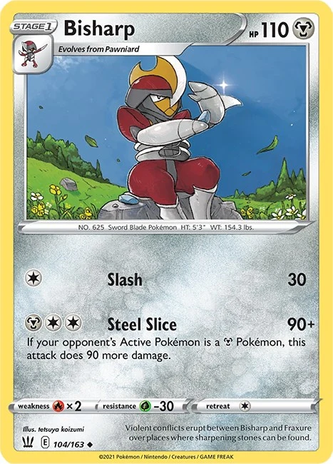 Bisharp (104/163) (SWSH05: Battle Styles) (SWSH05)