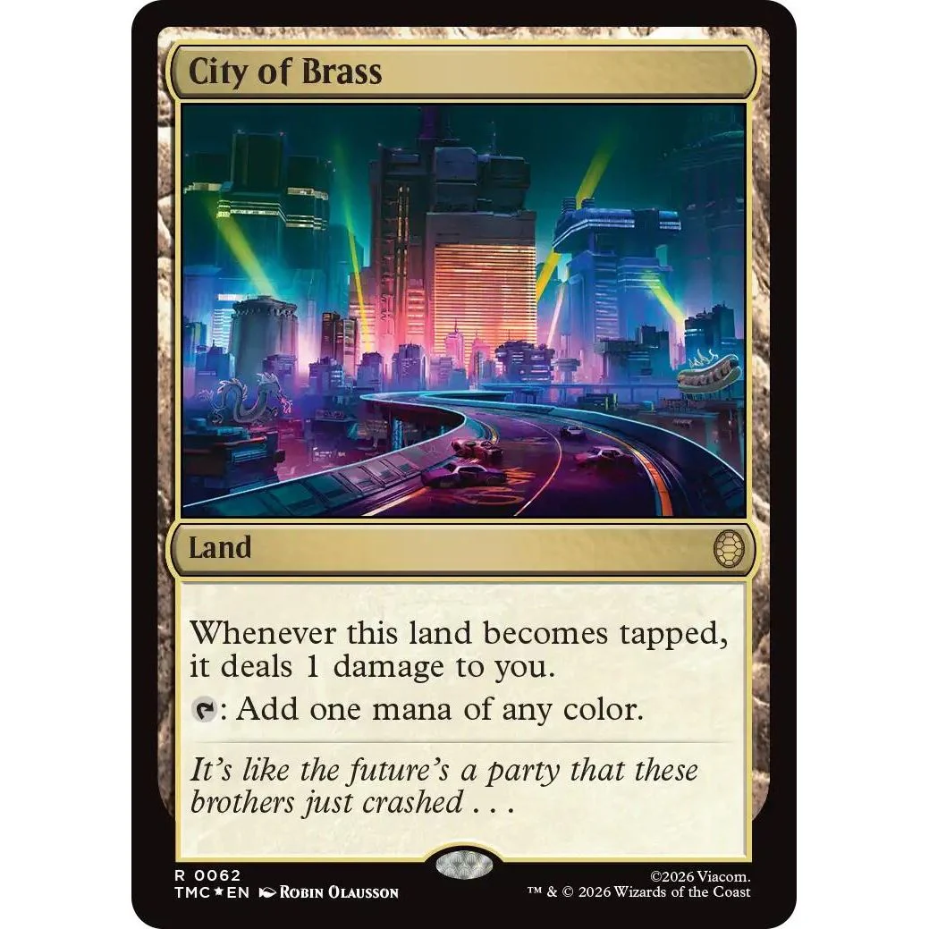 City of Brass (Surge Foil) (62) (Teenage Mutant Ninja Turtles)