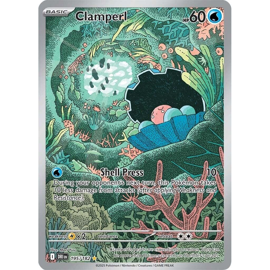 Clamperl (195/182) (SV10: Destined Rivals)