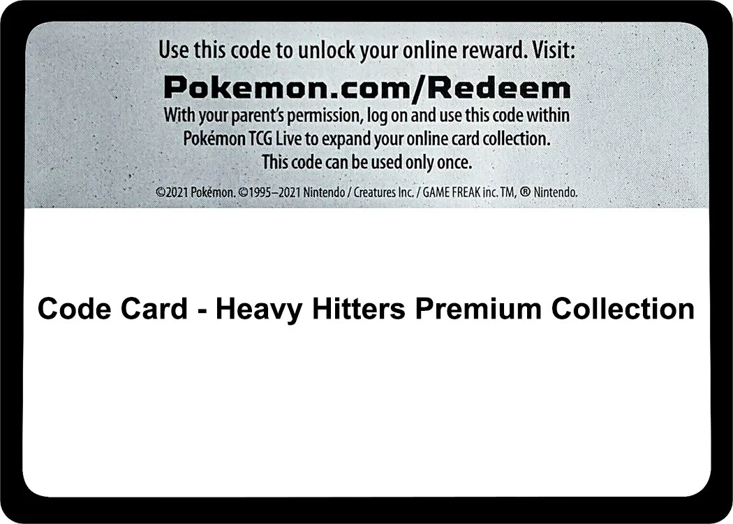 Code Card - Heavy Hitters Premium Collection (SWSH10: Astral Radiance) (SWSH10)