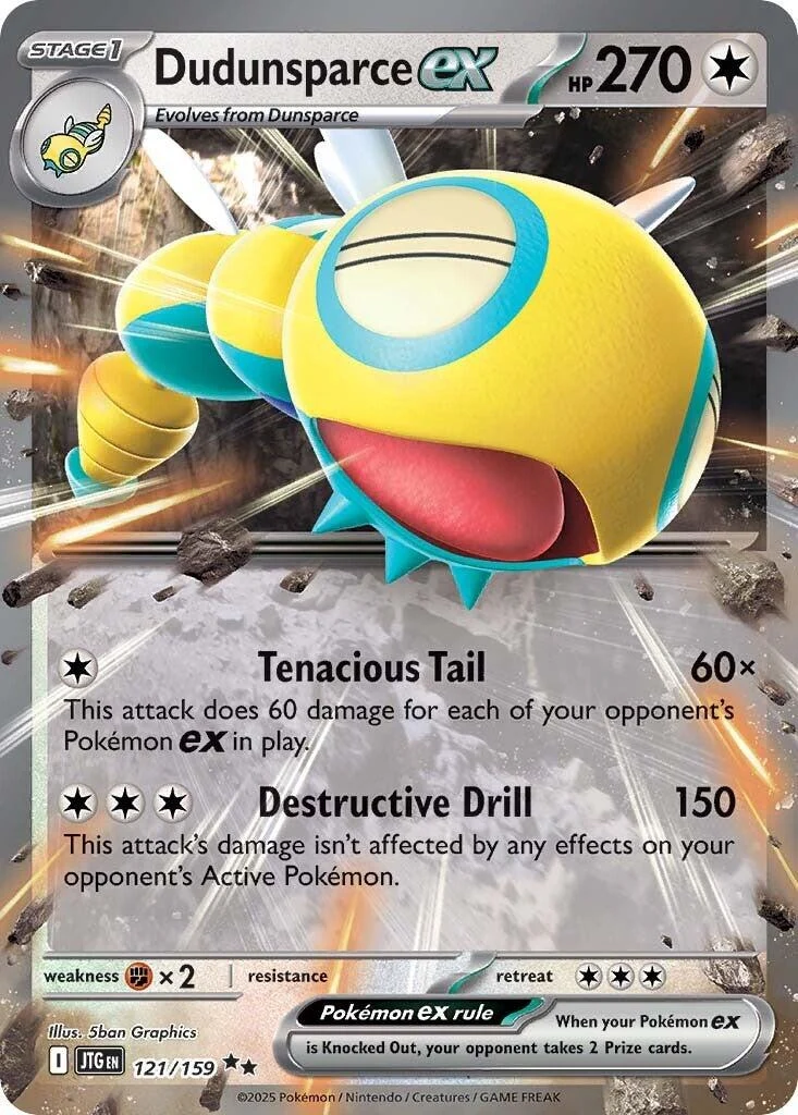 Dudunsparce ex (121/159) (SV09: Journey Together)