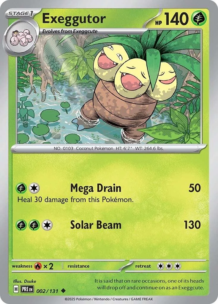 Exeggutor (002/131) (SV: Prismatic Evolutions)