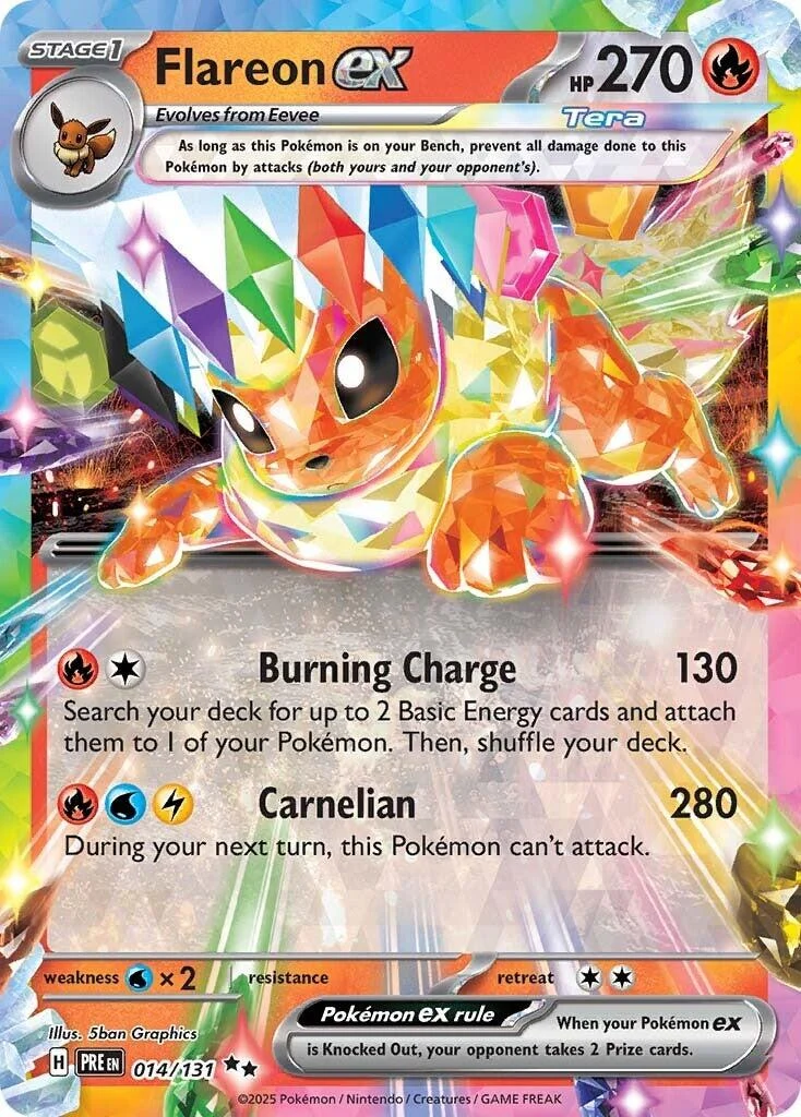 Flareon ex (014/131) (SV: Prismatic Evolutions)