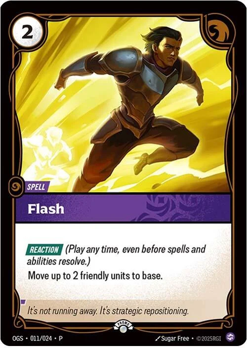 Flash (011/024) (Riftbound Organized Play Promotional Cards)