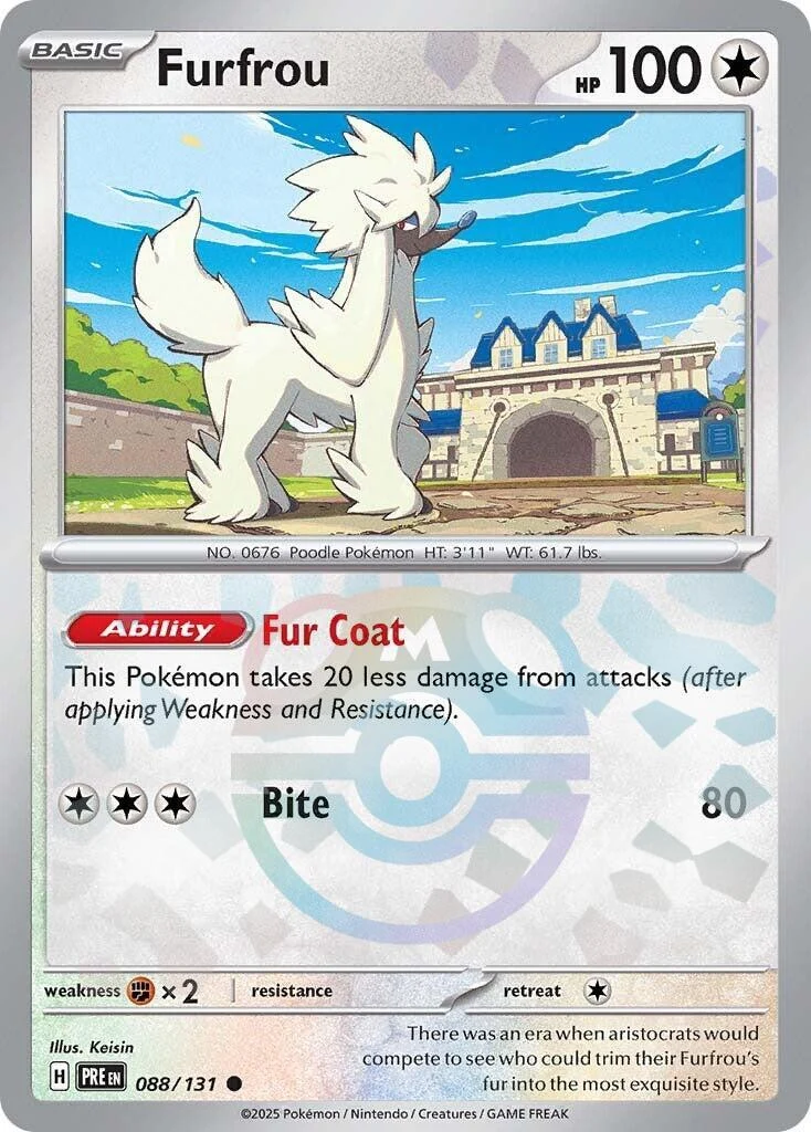 Furfrou (Master Ball Pattern) (088/131) (SV: Prismatic Evolutions)