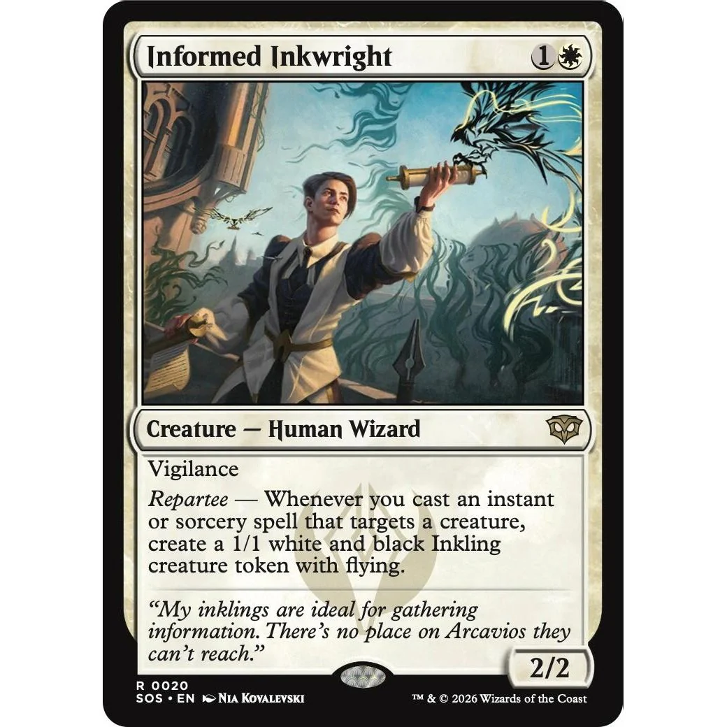 Informed Inkwright (20) (Secrets of Strixhaven)