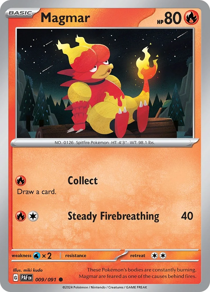Magmar (009/091) (SV: Paldean Fates)