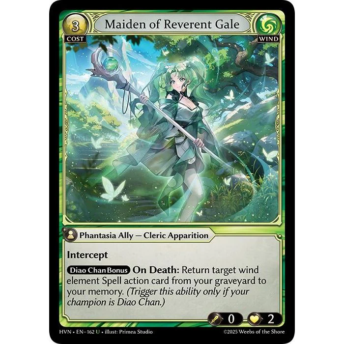 Maiden of Reverent Gale (162) (Abyssal Heaven)