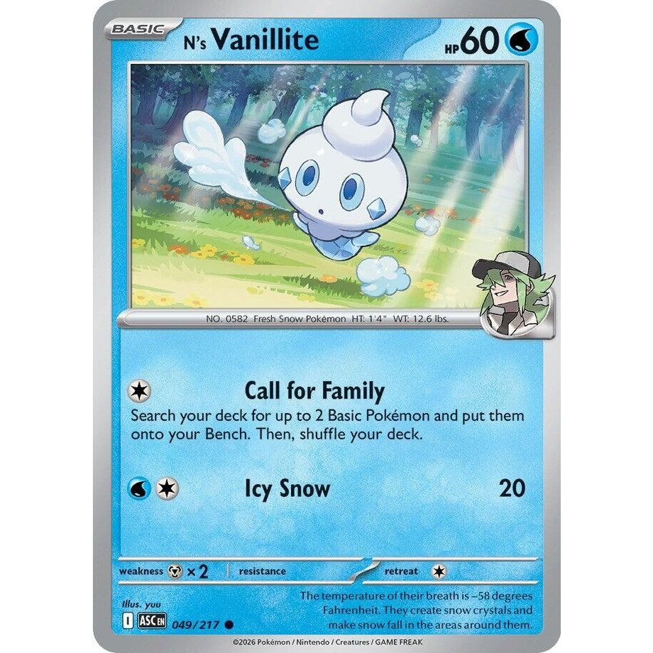 N's Vanillite (049/217) (ME: Ascended Heroes)