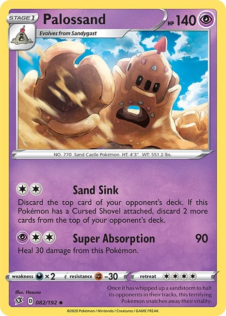 Palossand (082/192) (SWSH02: Rebel Clash)