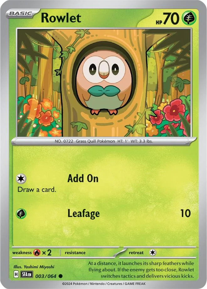 Rowlet (003/064) (SV: Shrouded Fable)