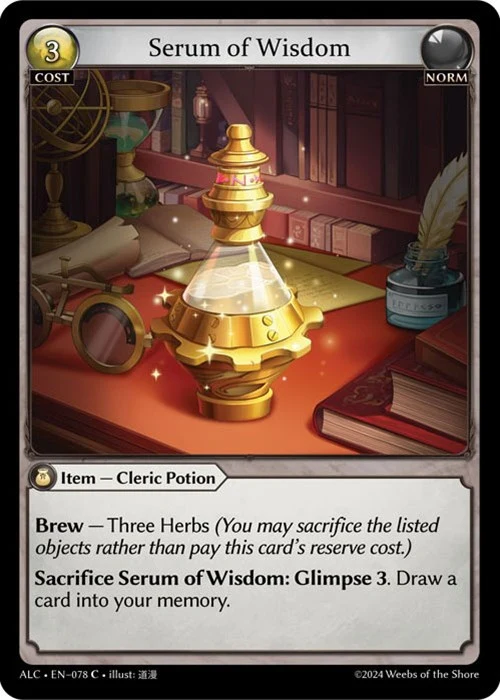 Serum of Wisdom (078) (Alchemical Revolution)