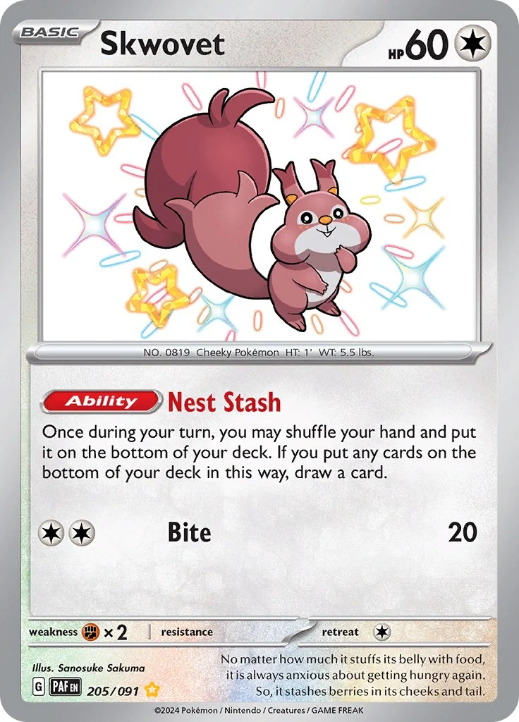 Skwovet (205/091) (SV: Paldean Fates)
