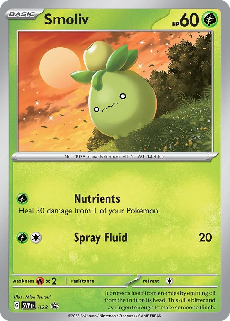 Smoliv - 023 (023) (SV: Scarlet & Violet Promo Cards) (SVP)