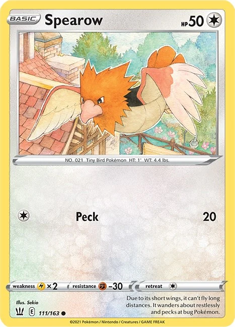 Spearow (111/163) (SWSH05: Battle Styles) (SWSH05)
