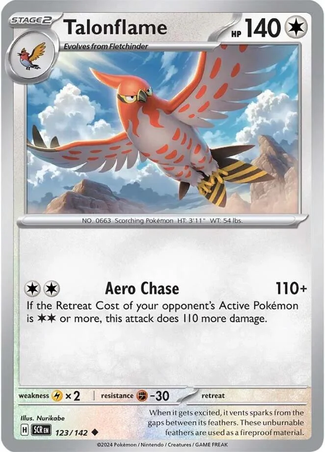 Talonflame (123/142) (SV07: Stellar Crown)