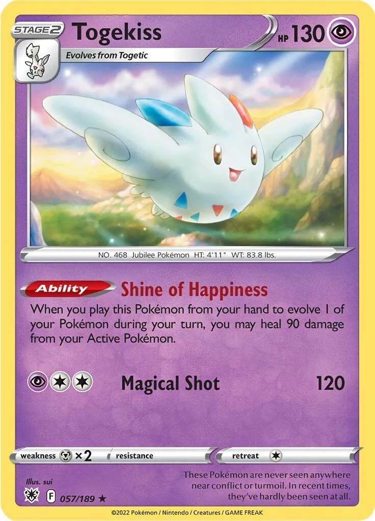 Togekiss (057/189) (SWSH10: Astral Radiance)