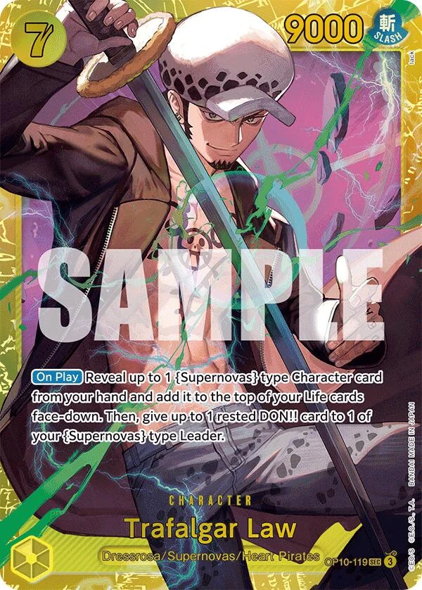 Trafalgar Law (119) (OP10-119) (Royal Blood)