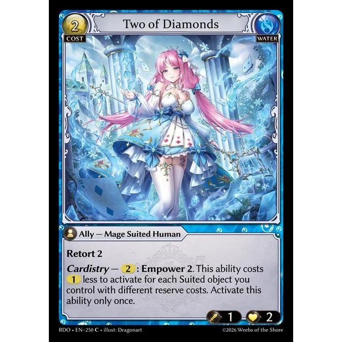 Two of Diamonds (250) (Radiant Origins)