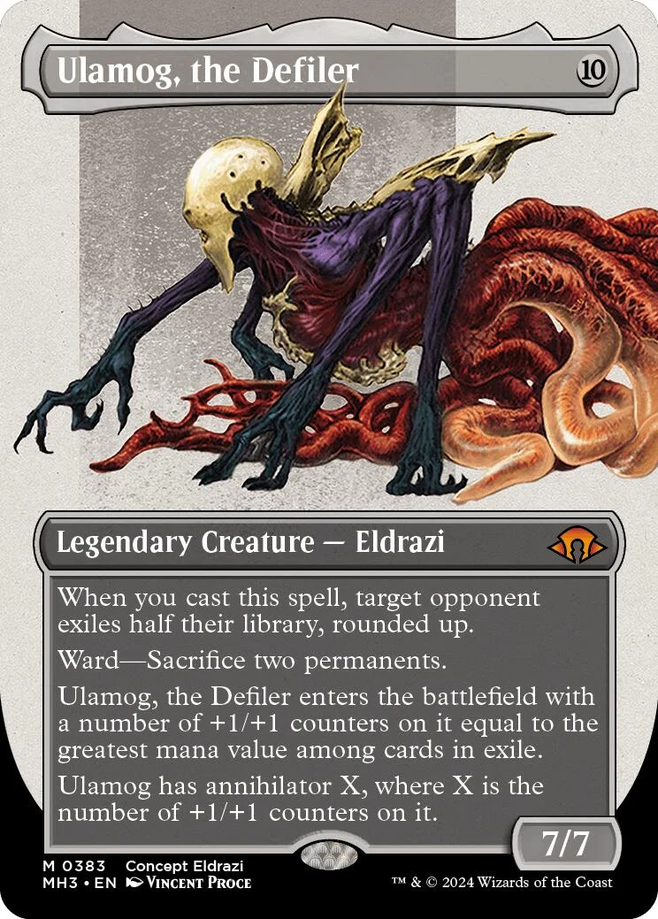 Ulamog, the Defiler (Borderless) (383) (Modern Horizons 3)