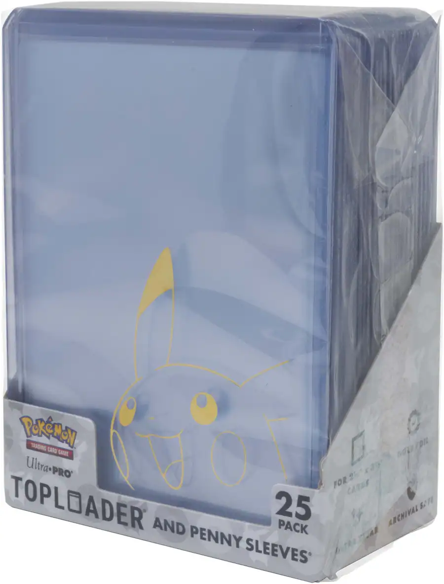 Ultra PRO - Pikachu Toploader and Penny Sleeves Combo Pack (25 Pack) - Image 6