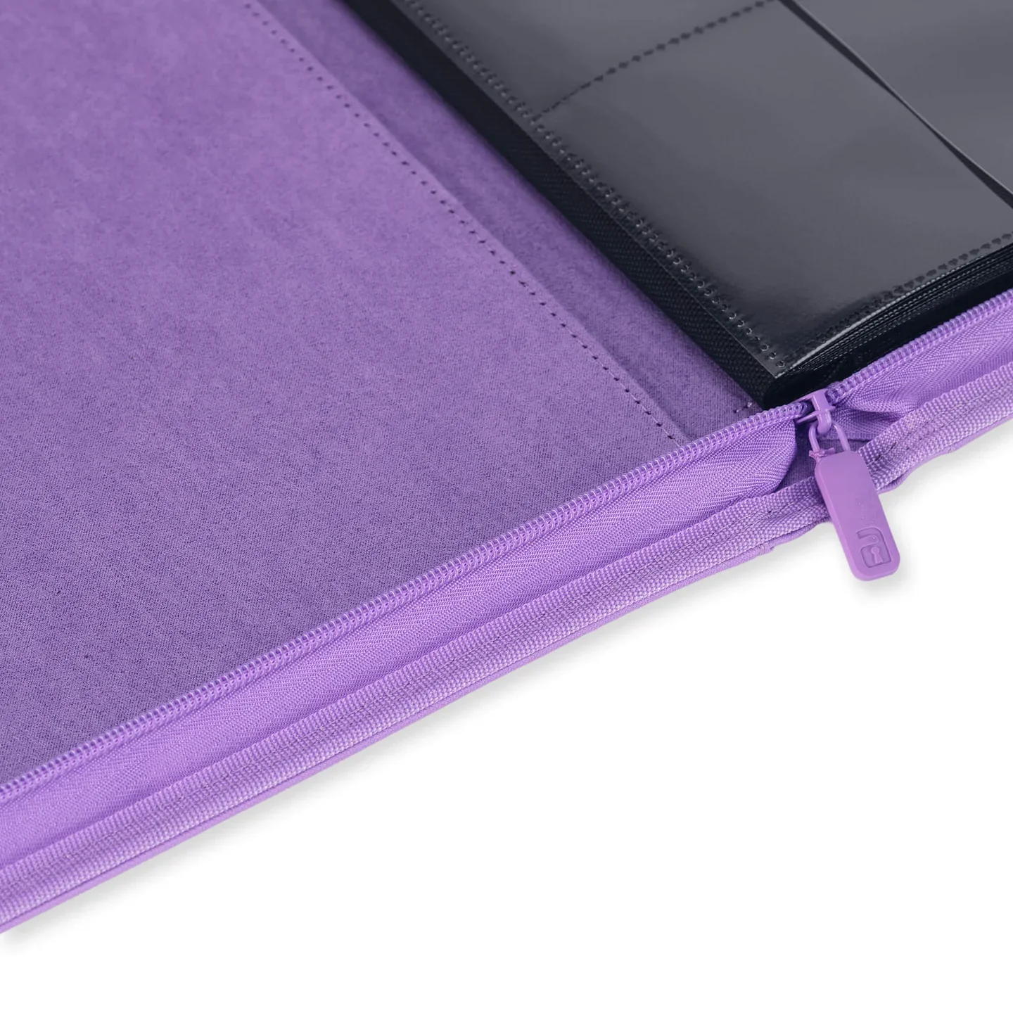 Vaultx - 12-Pocket Exo-Tec® Zip Binder - Just Purple - Image 3